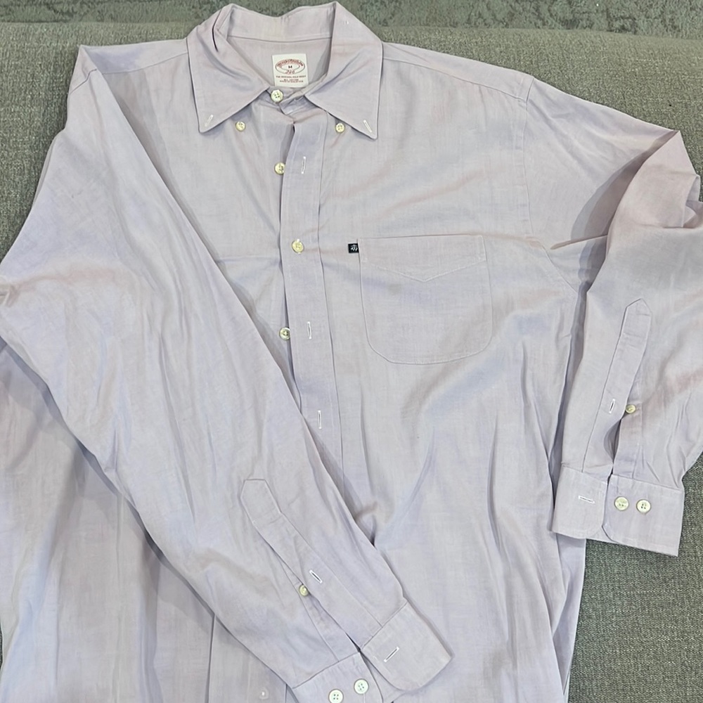 Brooks Brothers Lavender Dress Shirt, Medium
